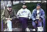 People on public bench